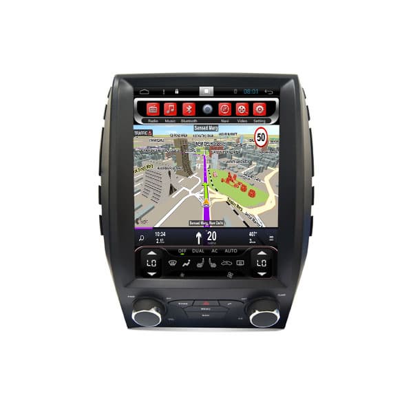 Tesla Vertical Screen Car Stereo Navigation System Ford Edge